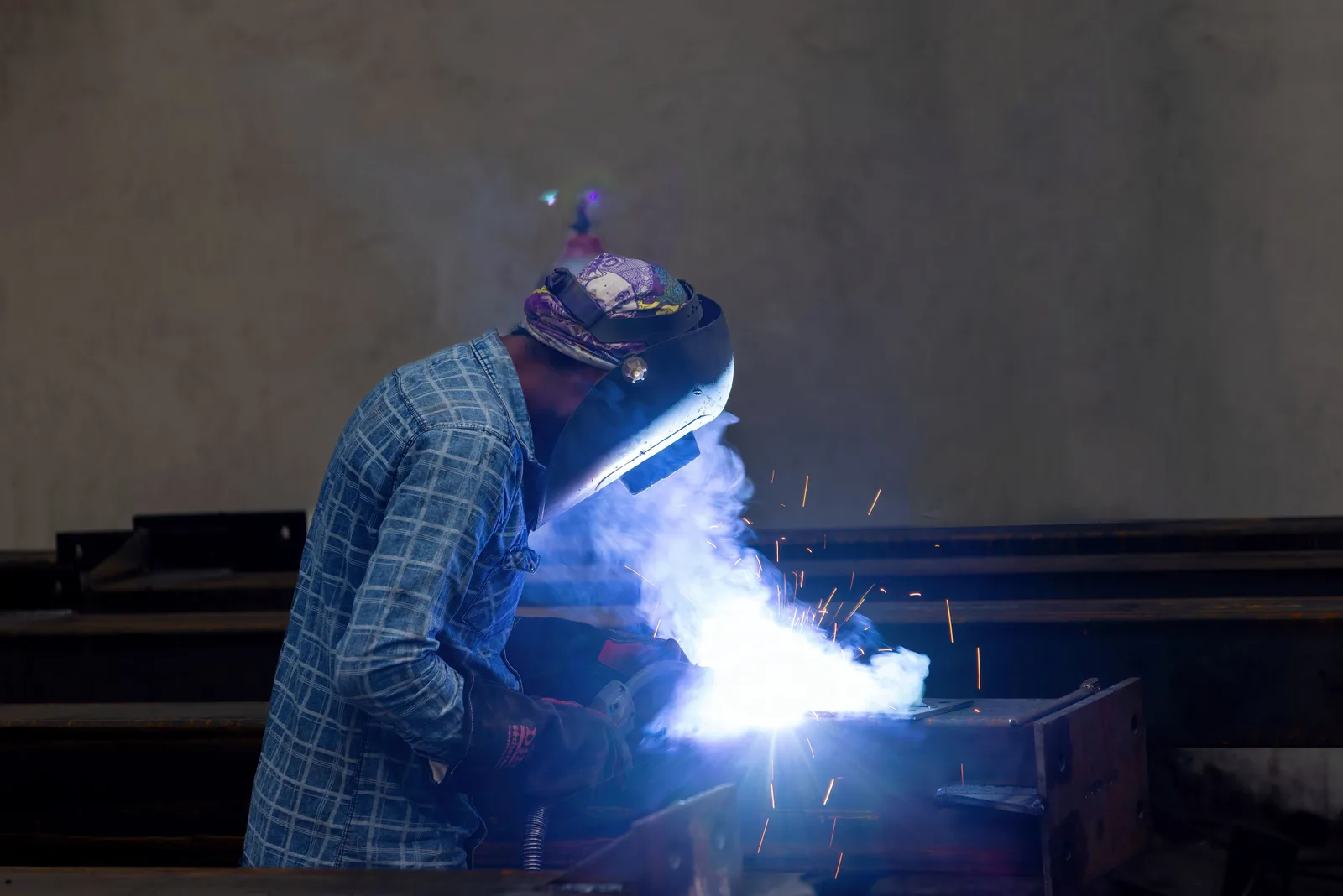 Fabrication and welding work at an Oklahoma City shop